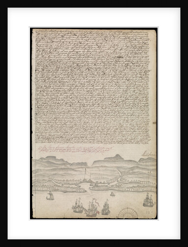 Plate from Edward Barlow's journal of his life at sea in king's ships, East & West Indiamen & other merchantmen from 1659 to 1703. by Edward Barlow