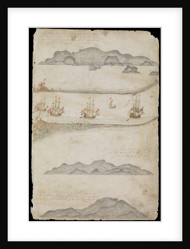 Plate from Edward Barlow's journal of his life at sea in king's ships, East & West Indiamen & other merchantmen from 1659 to 1703. by Edward Barlow