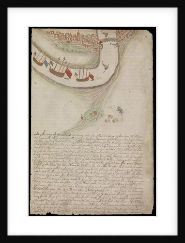 Plate from Edward Barlow's journal of his life at sea in king's ships, East & West Indiamen & other merchantmen from 1659 to 1703. by Edward Barlow