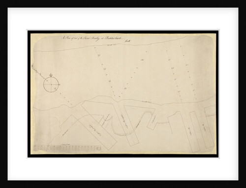 A plan of the Port of the River Bowley at Bucklers Hard, Hants by unknown