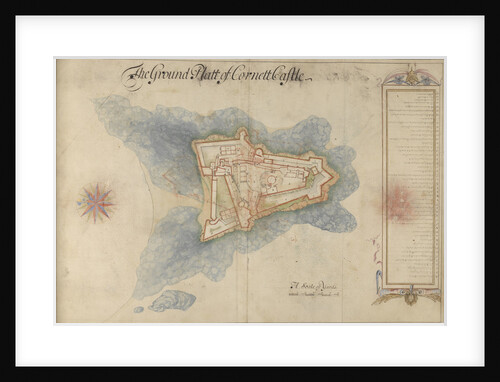 The Ground Platt of Cornett Castle by Thomas Phillips