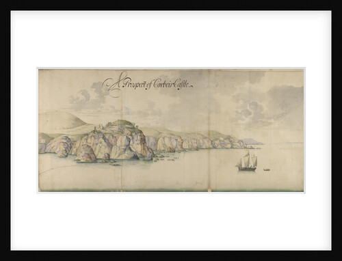A prospect of Corbiere Castle by Thomas Phillips