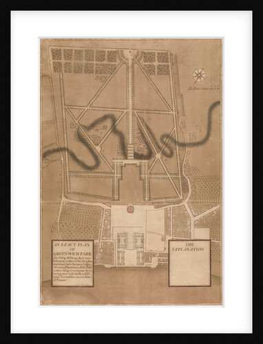An Exact Plan of Greenwich Park by Henry Wise