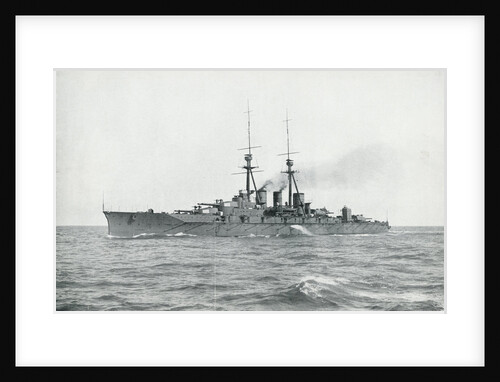 HIJMS 'Kongo' (1912), a battlecruiser built for Japan by Vickers, undergoing completion trials in British waters by unknown