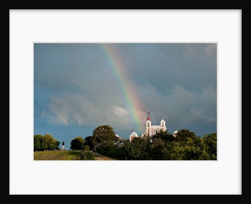 Royal Observatory Greenwich with rainbow by National Maritime Museum