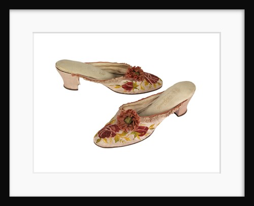 Silk slippers by Unknown