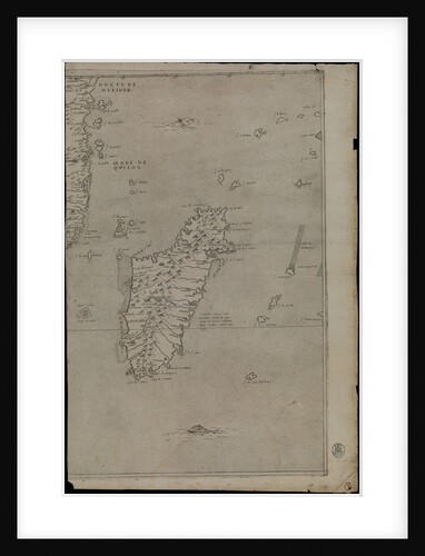 Map of Africa, 1564 - 1 of 8 sheets by Giacomo Gastaldi