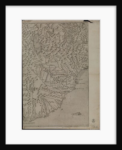 Map of Africa, 1564 - 1 of 8 sheets by Giacomo Gastaldi