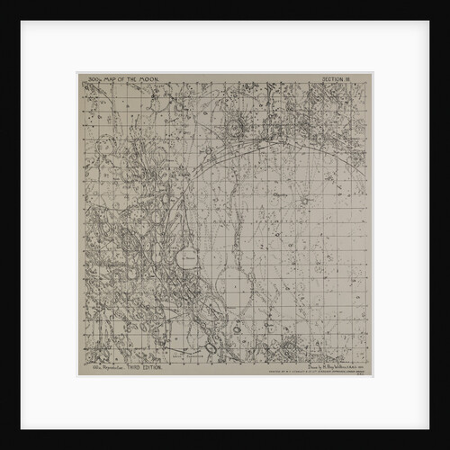 Map of the moon by H Percy Wilkins, third edition, 1955 by H. Percy Wilkins