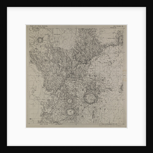 Map of the moon by H Percy Wilkins, third edition, 1956 by H. Percy Wilkins