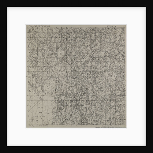 Map of the moon by H Percy Wilkins, third edition, 1961 by H. Percy Wilkins
