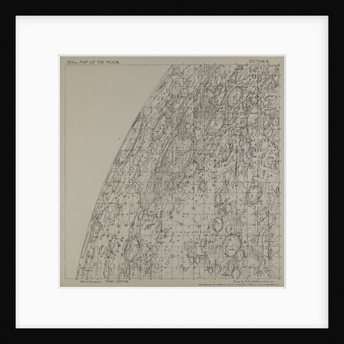 Map of the moon by H Percy Wilkins, third edition, 1962 by H. Percy Wilkins