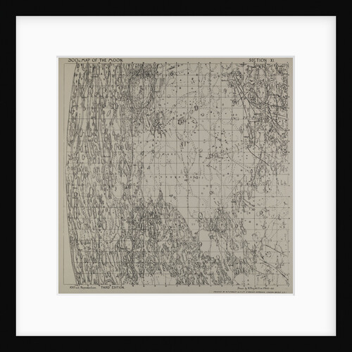 Map of the moon by H Percy Wilkins, third edition, 1963 by H. Percy Wilkins