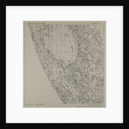 Map of the moon by H Percy Wilkins, third edition, 1964 by H. Percy Wilkins