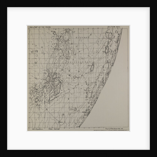 Map of the moon by H Percy Wilkins, third edition, 1970 by H. Percy Wilkins