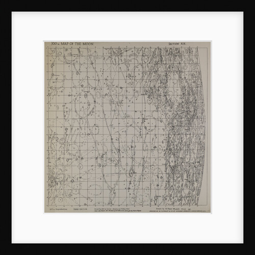Map of the moon by H Percy Wilkins, third edition, 1971 by H. Percy Wilkins
