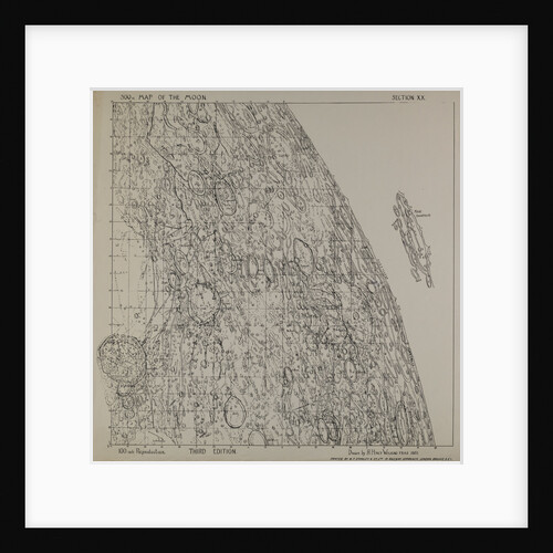 Map of the moon by H Percy Wilkins, third edition, 1972 by H. Percy Wilkins