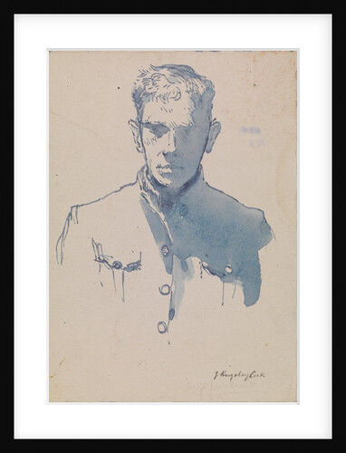 John Kingsley Cook self portrait in Halifax by John Kingsley Cook