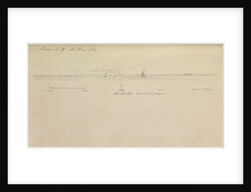 Note and sketch book by R.W. Whish, Indian Navy. by R.W. Whish