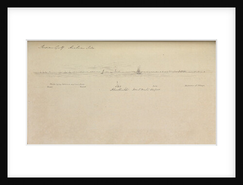 Note and sketch book by R.W. Whish, Indian Navy. by R.W. Whish