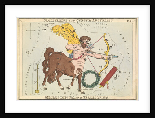 Sagittarius and Corona Australis. Microscopium and Telescopium by Sidney Hall