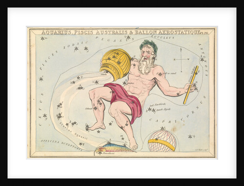 Aquarius, Piscis Australis & Ballon Aerostatique by Sidney Hall