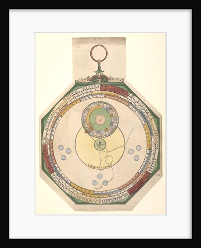Volvelle giving the simplest way of determining the path of Venus along the ecliptic by Peter Apian