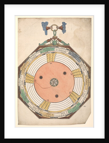 Volvelle for finding the date, to the closest minute, of the equinoxes by Peter Apian