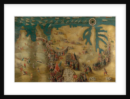 The Siege of Malta: Flight of the Turks, 13 September 1565 by Matteo Perez d'Aleccio