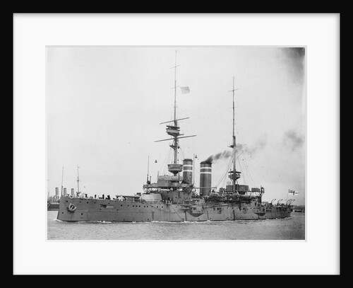 HMS 'Queen' (1902) battleship by unknown