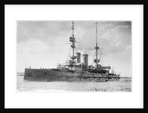HMS 'Queen' (1902) battleship by unknown
