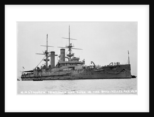 Battleship HMS 'Triumph' (1903) by unknown