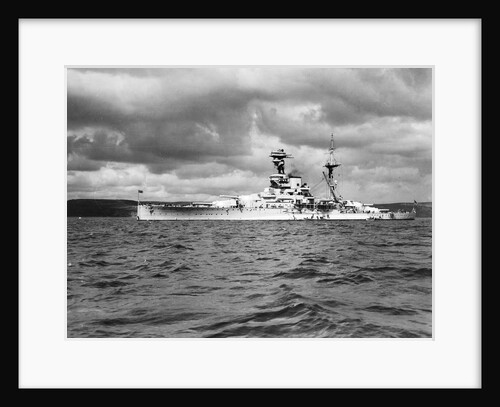 Battleship HMS 'Ramilies' (1916) in 1939 by unknown