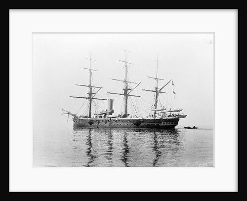 Steel screw corvette HMS 'Calliope' (1884) in 1901 by unknown