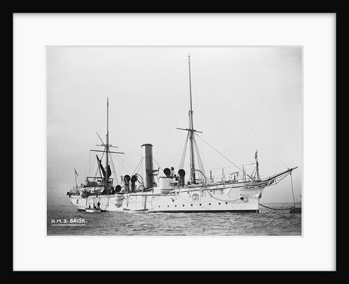 Torpedo cruiser HMS 'Brisk' (1886) by Unknown