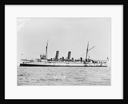 2nd class protected cruiser HMS 'Fox' (1893) by unknown