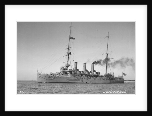 A port bow view of HMS 'Furious' (1896) by unknown