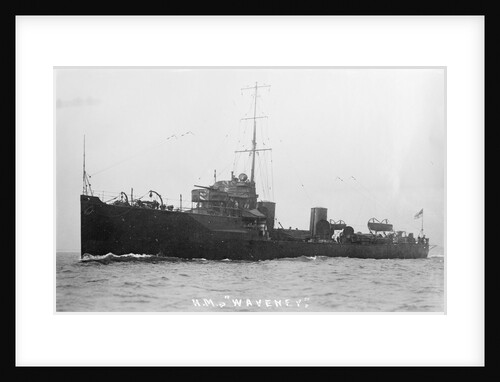 Torpedo boat destroyer HMS 'Waveney' (1903) by Unknown