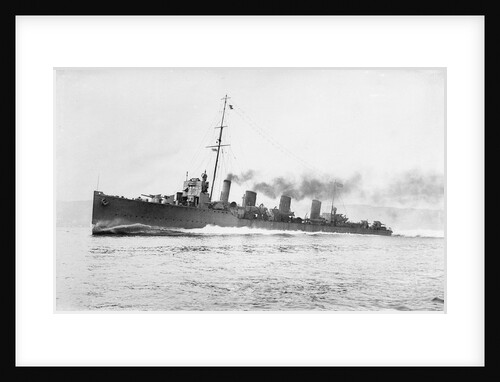 Destroyer, flotilla leader HMS 'Broke' (1914) by unknown