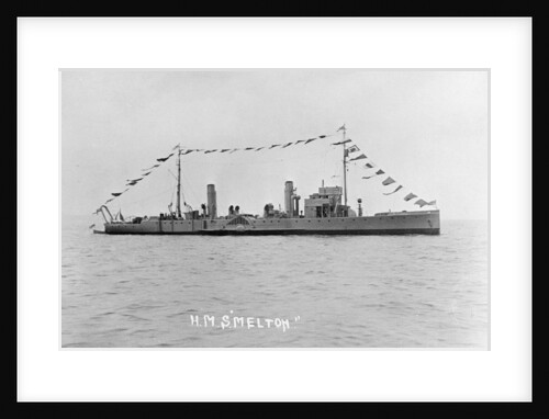 Photograph of the paddle minesweeper HMS 'Melton' 1924, Richard Perkins Collection by unknown