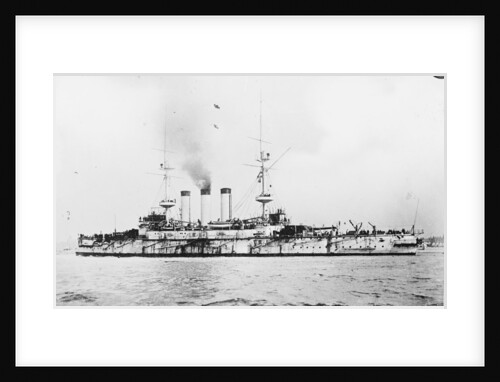 Japanese battleship HIJMS 'Shikishima' (1898) by unknown