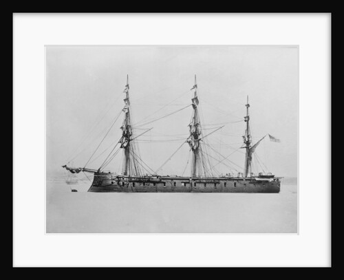 Armoured wooden broadside ship HMS 'Lord Clyde' (1864) by unknown