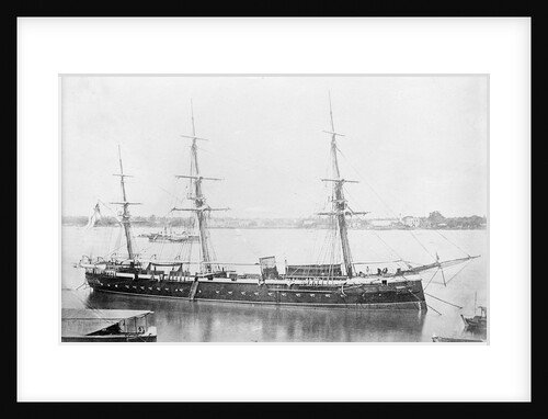 Wooden screw corvette, HMS 'Druid' (1869) by Anonymous