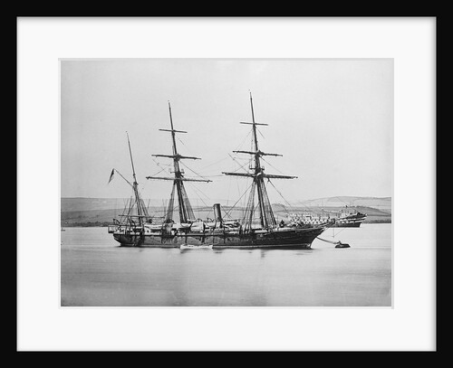 Survey vessel, ex-wooden screw gun vessel, HMS 'Sylvia' (Br, 1866) by unknown