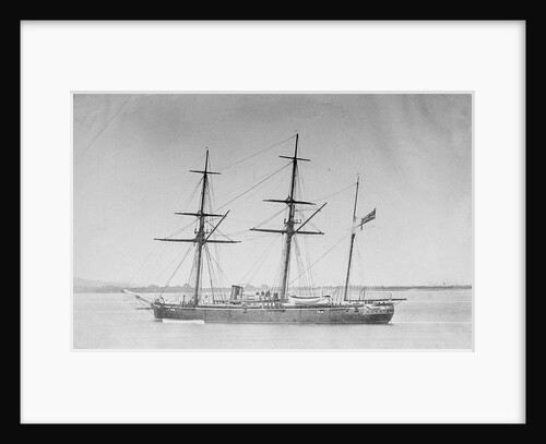 Wooden screw gun vessel HMS 'Woodlark' (1871) by unknown