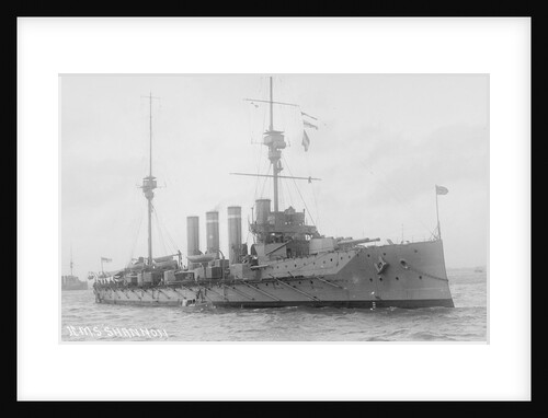Armoured cruiser HMS 'Shannon' (1906) by unknown