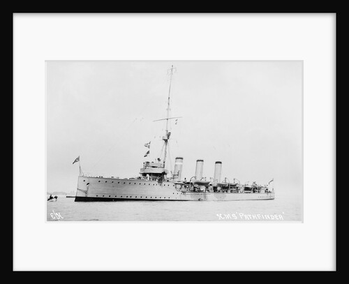 Scout cruiser HMS 'Pathfinder' (1904) by unknown
