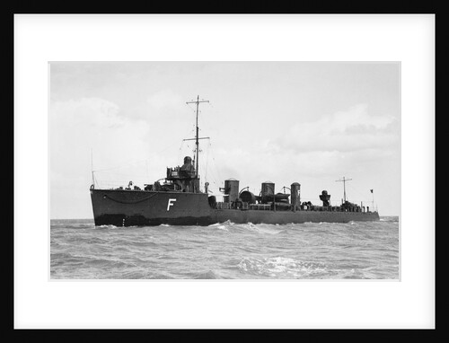 Torpedo boat destroyer HMS 'Afridi' (1907) by unknown