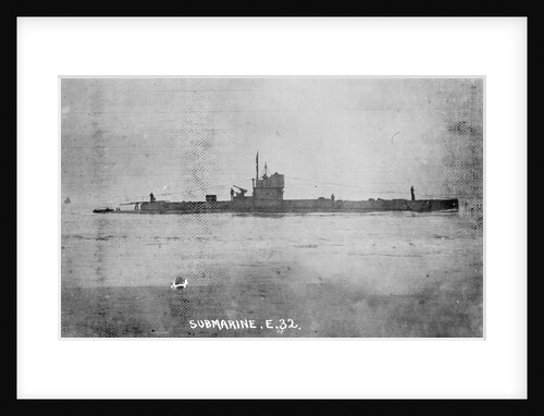 Submarine HMS 'E32' (1916) by unknown