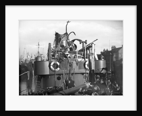 Whale catcher HMS 'Windermere' (1939), detail shot of the wheelhouse by Unknown